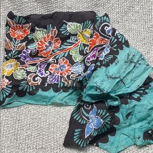 Hand Woven Silk Scarf / Tapestry